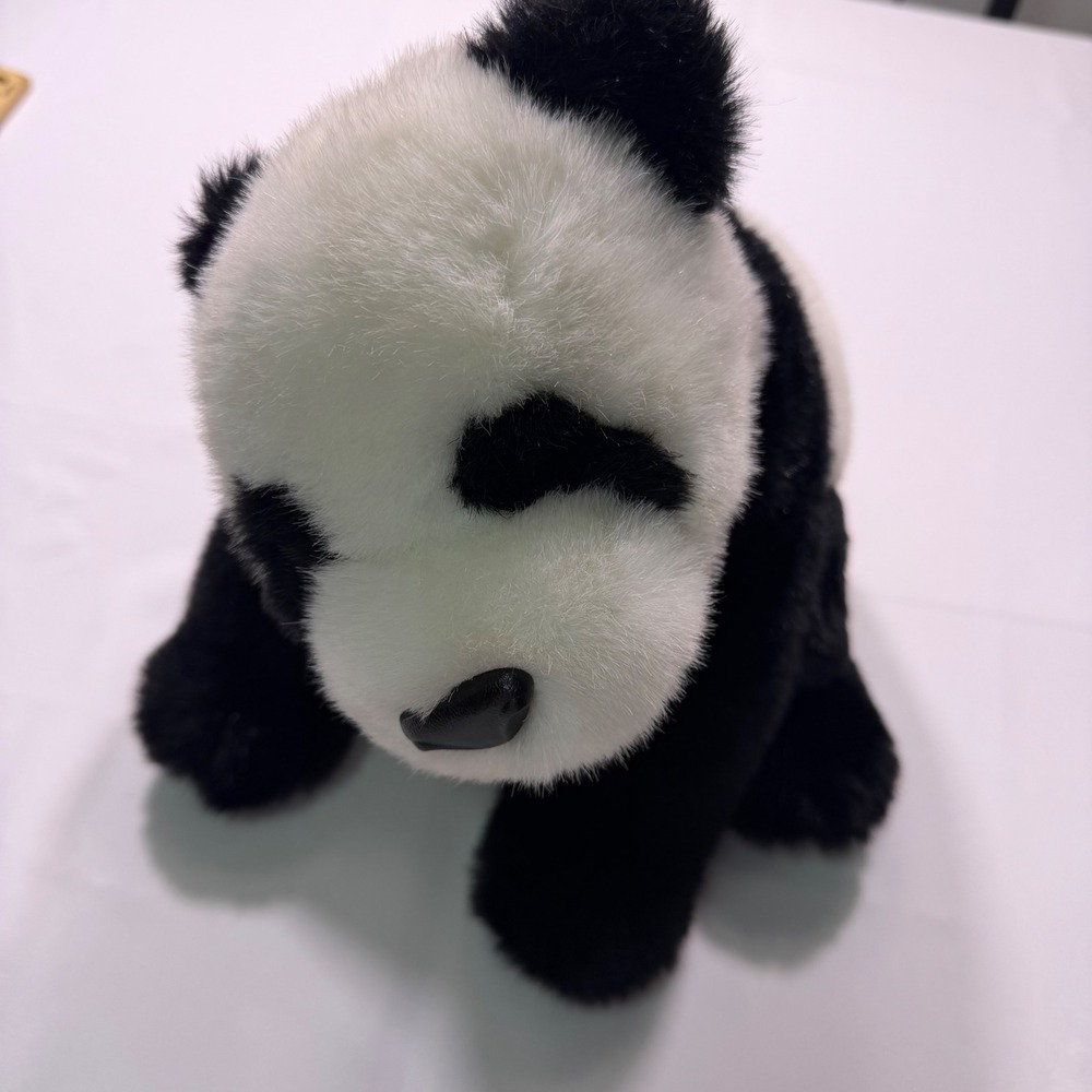 GUND Ling Panda Bear #5036 WWF Black White 13" Plush Stuffed Animal